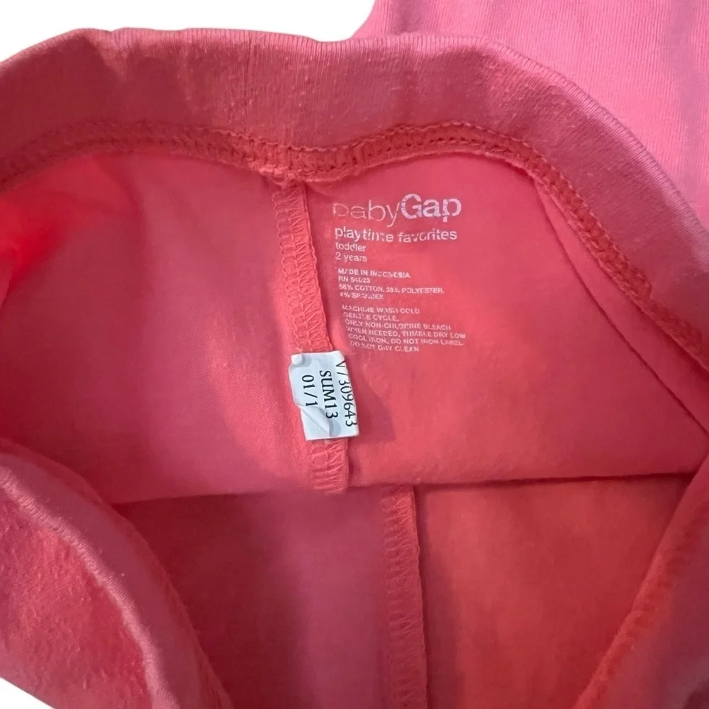 GAP| Kids Crop Leggings Coral -Size 2T